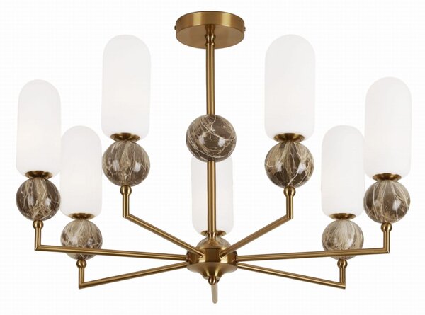 MaxLight Nova lampă suspendată x7 W alb-auriu P0633