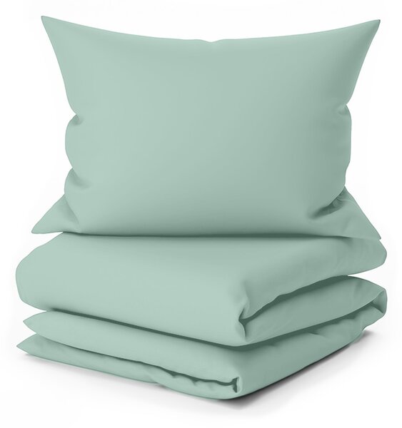 Lenjerie de pat din bumbac LUX mentol hoteliera cu buzunar Dimensiune lenjerie de pat: 70 x 90 cm | 140 x 200 cm