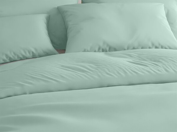 Lenjerie de pat din bumbac LUX mentol hoteliera cu buzunar Dimensiune lenjerie de pat: 70 x 90 cm | 140 x 200 cm
