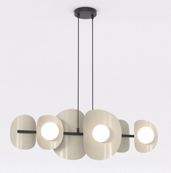Emibig Elementi lampă suspendată 6x8 W cappuccino 1493/6