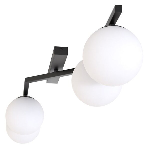 Emibig Naton lampă de tavan 4x10 W negru 1508/4