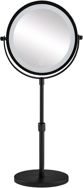 Kleine Wolke LED Mirror oglindă cosmetică 20.5x37 cm rotund cu iluminare argint 8507926886