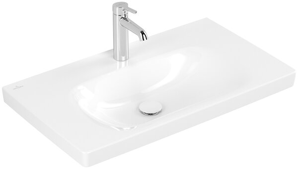 Villeroy & Boch Skyla lavoar 80x46 cm dreptunghiular mobilier alb luciu 5A518101
