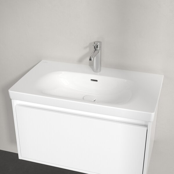 Villeroy & Boch Skyla lavoar 80x46 cm dreptunghiular mobilier alb luciu 5A518101