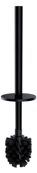 Omnires Modern Project suport pentru hârtie igienică cu perie de toaletă negru MP60820BL