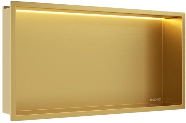Balneo Wall Box raft de nișă 60 cm auriu B0101030109-2