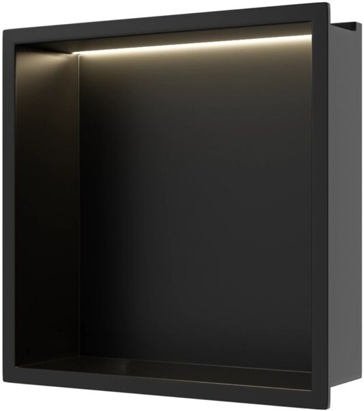 Balneo Wall Box raft de nișă 30 cm negru B0101020109-1