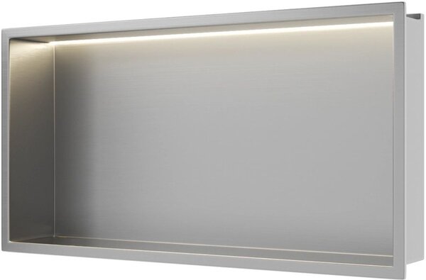 Balneo Wall Box LED Inox raft de nișă 60 cm B0101010109-2