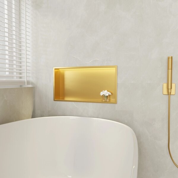 Balneo Wall Box raft de nișă 60 cm auriu B0101030109-2