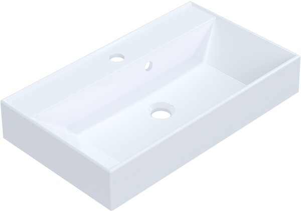 Ruvetti Cameron lavoar 60x35 cm dreptunghiular de blat alb luciu DOL_CAM60