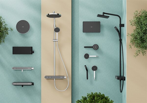 Hansgrohe Activera Q cap de duș 29x18 cm dreptunghiular negru 28739670