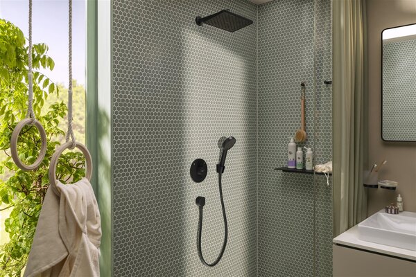 Hansgrohe Activera Q cap de duș 29x18 cm dreptunghiular negru 28739670