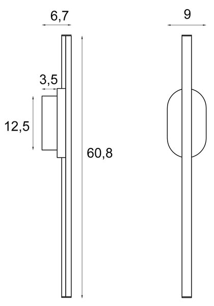 MaxLight Amor lampă de perete 1x12 W auriu W0418