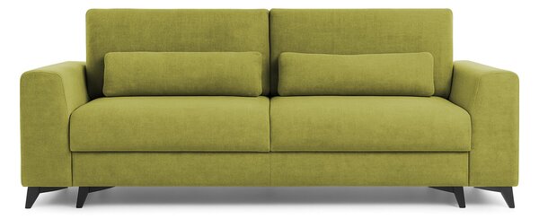 Canapea Extensibilă 3 locuri TIVOLI, cu ladă depozitare, 240x105x95 cm, Verde-Olive-Mystery