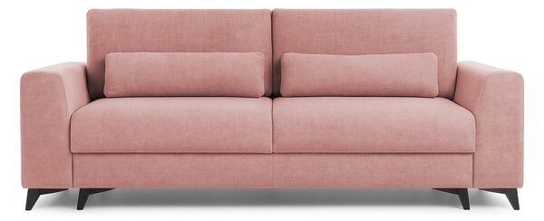 Canapea Extensibilă 3 locuri TIVOLI, cu ladă depozitare, 240x105x95 cm, Roz-Mystery