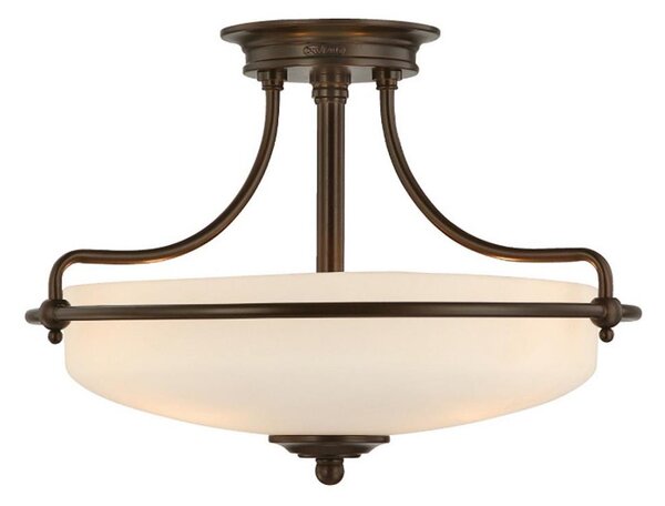 Lustră aplicată GRIFFIN 3xE27/100W/230V bronz Elstead QZ-GRIFFIN-SFS-PN