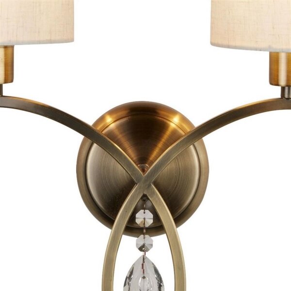 Lampă de perete ALBERTO 2xE14/60W/230V Searchlight 1602-2AB