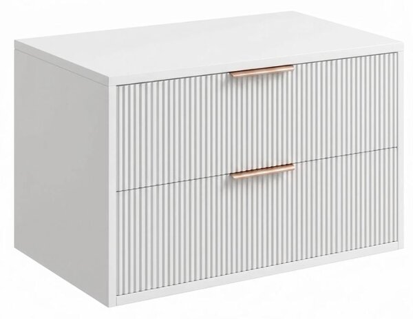 Rea Mono dulap 80x47x48 cm sub chiuveta pe perete alb REA-M0403