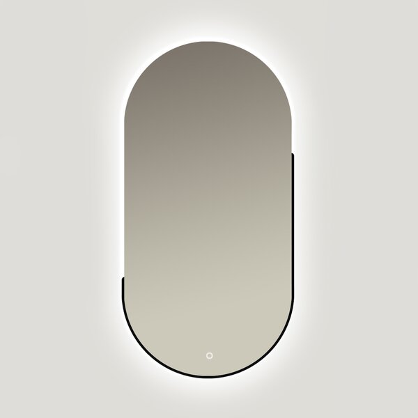 Ars Longa Luce oglindă 45x105 cm oval cu iluminare LED-LUCE45105-C