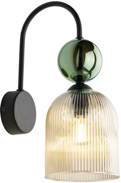 TK Lighting Sophia Green Cognac lampă de perete 1x10 W verde-maro 11143