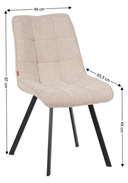 Scaun Living DCM1801CF Bej