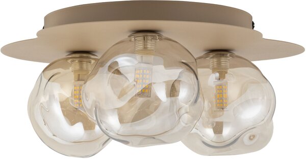 TK Lighting Lava New lampă de tavan 3x8 W nisip 11454