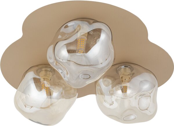 TK Lighting Lava New lampă de tavan 3x8 W nisip 11454