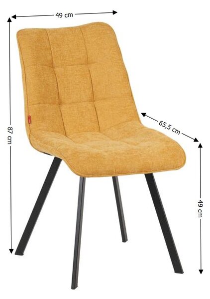 Scaun Living DCM1801CF Mustar