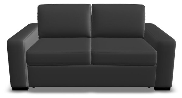 Canapea extensibila VANILLA 160, stofa catifelata gri grafit - Riviera