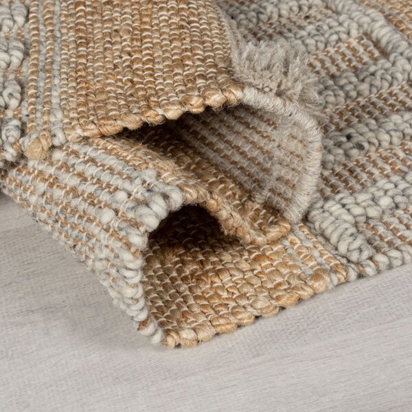 Covor Medina Jute Natural/Gri 160X230 cm, Flair Rugs