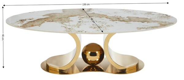 Măsuță Cafea KJCT5332 Pandora/Gold