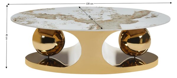 Măsuță Cafea KJCT5333 Pandora/Gold