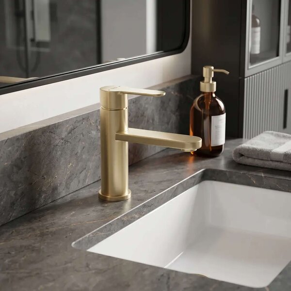 Rea Arcos baterie lavoar stativ auriu REA-B6965