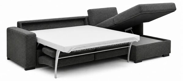 Coltar extensibil VANILLA CORNER 140, sezlong dreapta, stofa catifelat