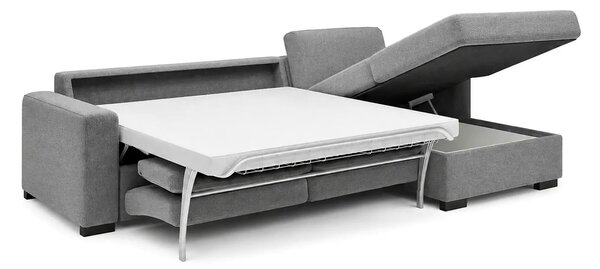 Coltar extensibil 160x200 VANILLA CORNER, sezlong dreapta, stofa catif