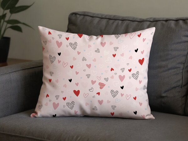 Fata de perna din bumbac LOVITA 40x60 cm, roz
