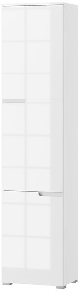Dulap de haine Sallosa 13 (alb + alb lucios). Promo -14%. 1068218
