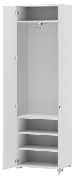 Dulap de haine Sallosa 22 (alb + alb lucios). Promo -15%. 1068225