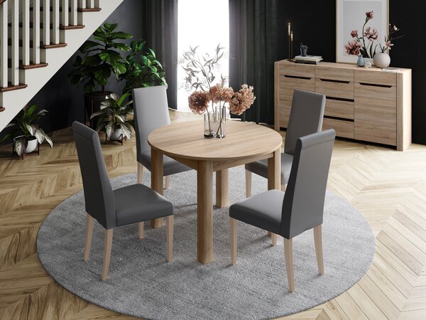Masă sufragerie Intas (stejar sonoma) (pentru 4 până la 8 persoane). Promo -14%. 1068259