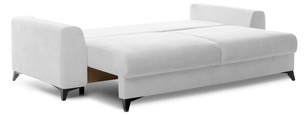 Canapea Extensibilă 3 locuri TIVOLI, cu ladă depozitare, 240x105x95 cm, Gri-Argintiu-Mystery