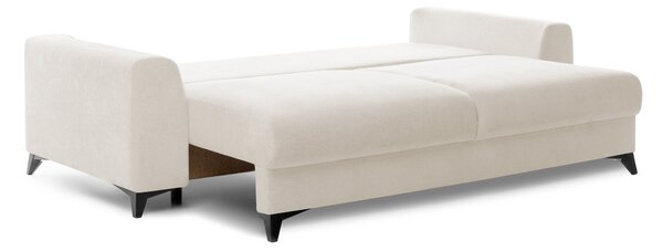 Canapea Extensibilă 3 locuri TIVOLI, cu ladă depozitare, 240x105x95 cm, Crem-Mystery