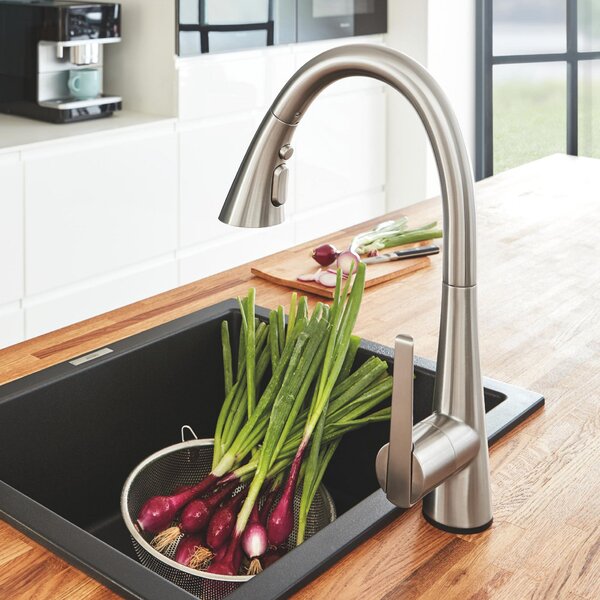 Grohe Zedra baterie bucătărie pe picior SuperSteel 32294DC2