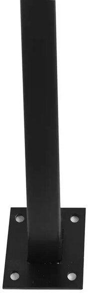 Stand umerase haine, Homs, 80x40 cm negru