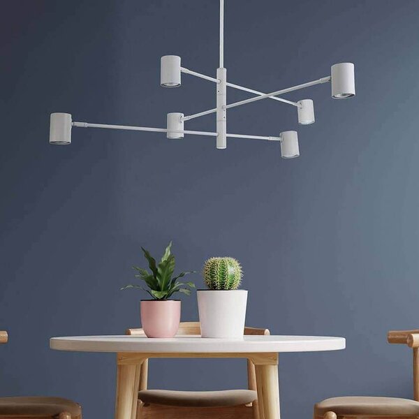 Light Prestige Snow lampă de tavan 6x50 W alb LP-731/6PWH