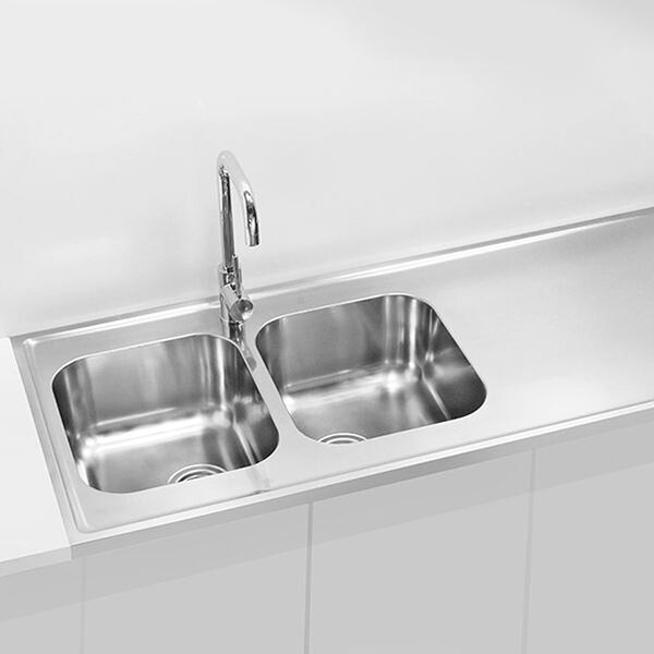 Alveus Classic Pro chiuveta din otel 140x60 cm oţel 1132129