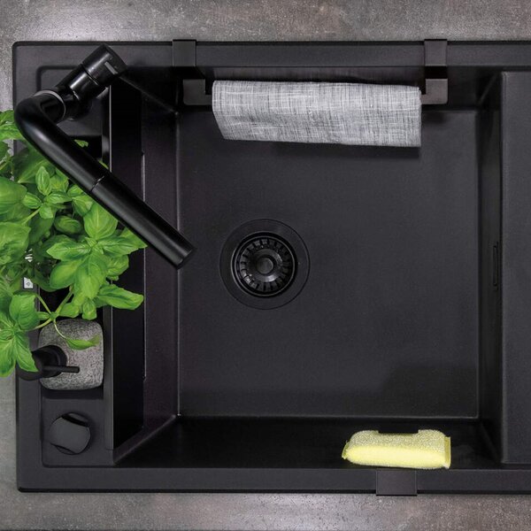 Deante cuier 7x4.5x7.1 cm negru ZZM_N10H