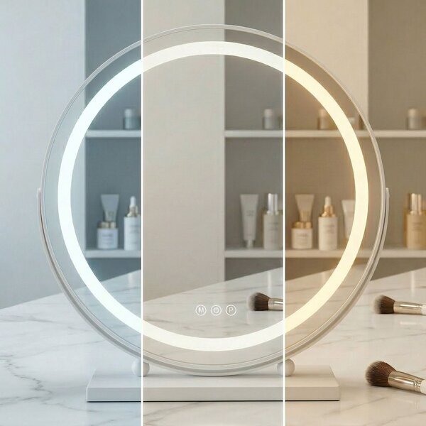 Oglindă LED MAKE-UP White 50 cm
