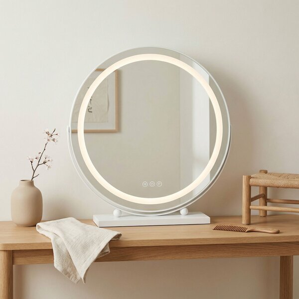 Oglindă LED MAKE-UP White 50 cm
