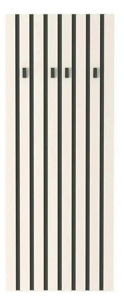Cuier perete LONDON 8, casmir/gri antracit, PAL, 67x3x170 cm
