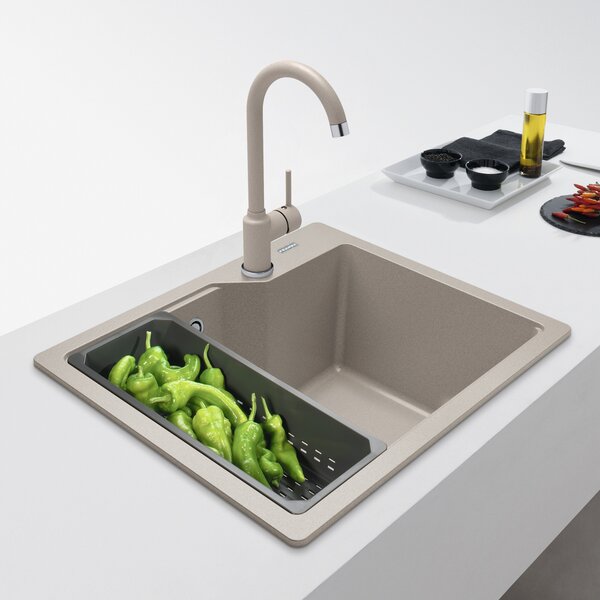 Franke Urban chiuvetă din granit 56x50 cm bej 114.0687.260